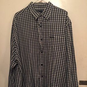 MENS NAUTICA XL  PLAID LONG SLEEVE SHIRT